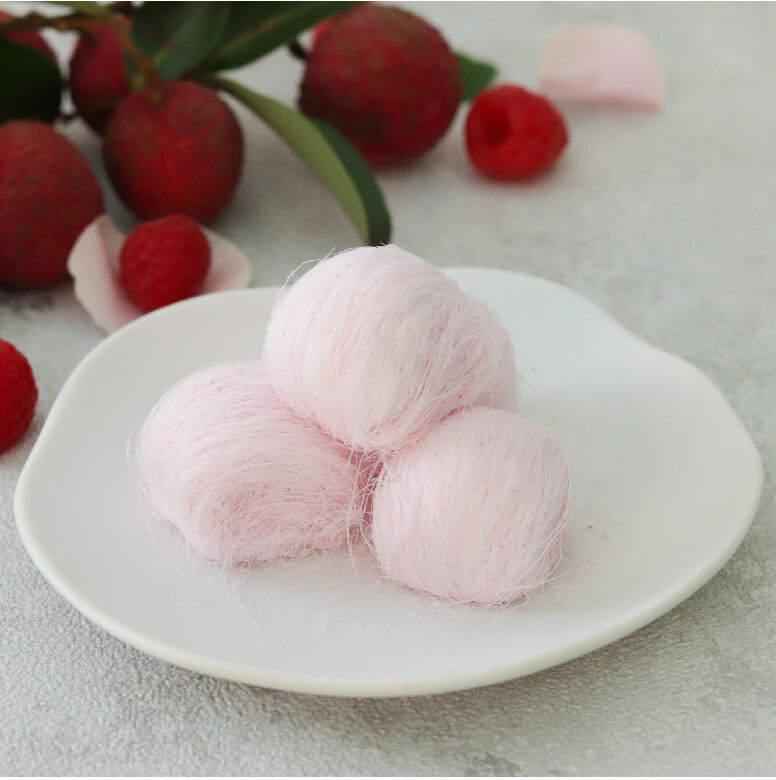 玫瑰荔枝覆盆子法式龍鬚糖｜雪玫馥絲