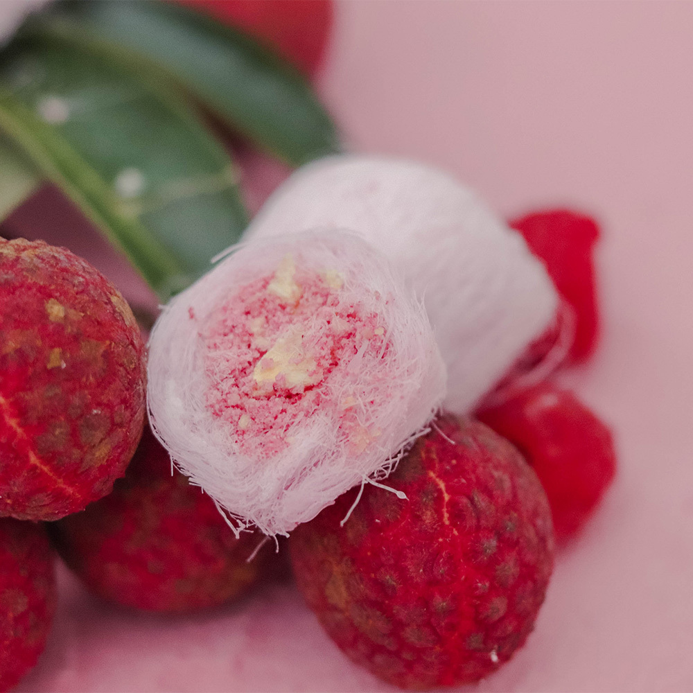 玫瑰荔枝覆盆子法式龍鬚糖｜雪玫馥絲