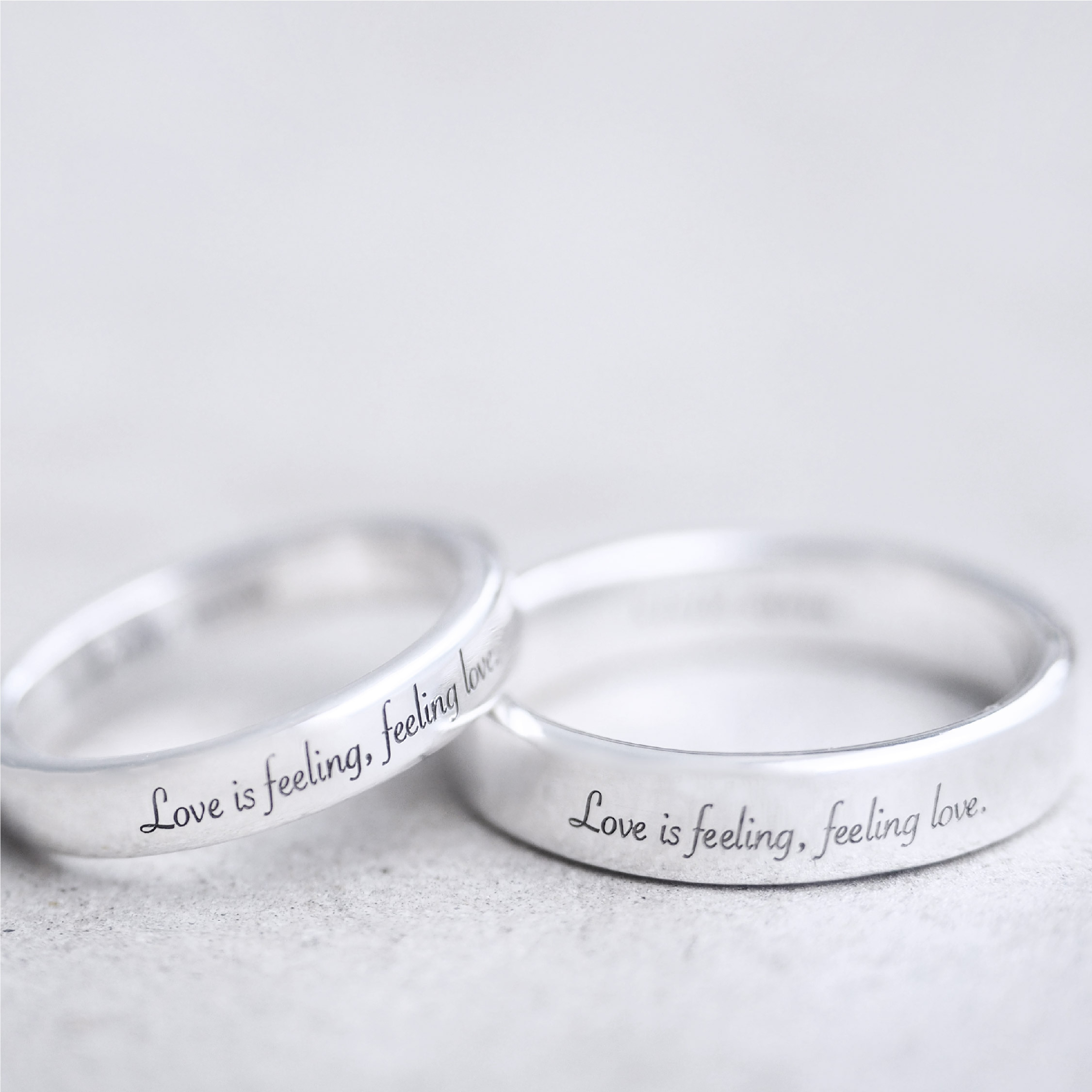 BEST10｜課程・經典刻字銀對戒 SV