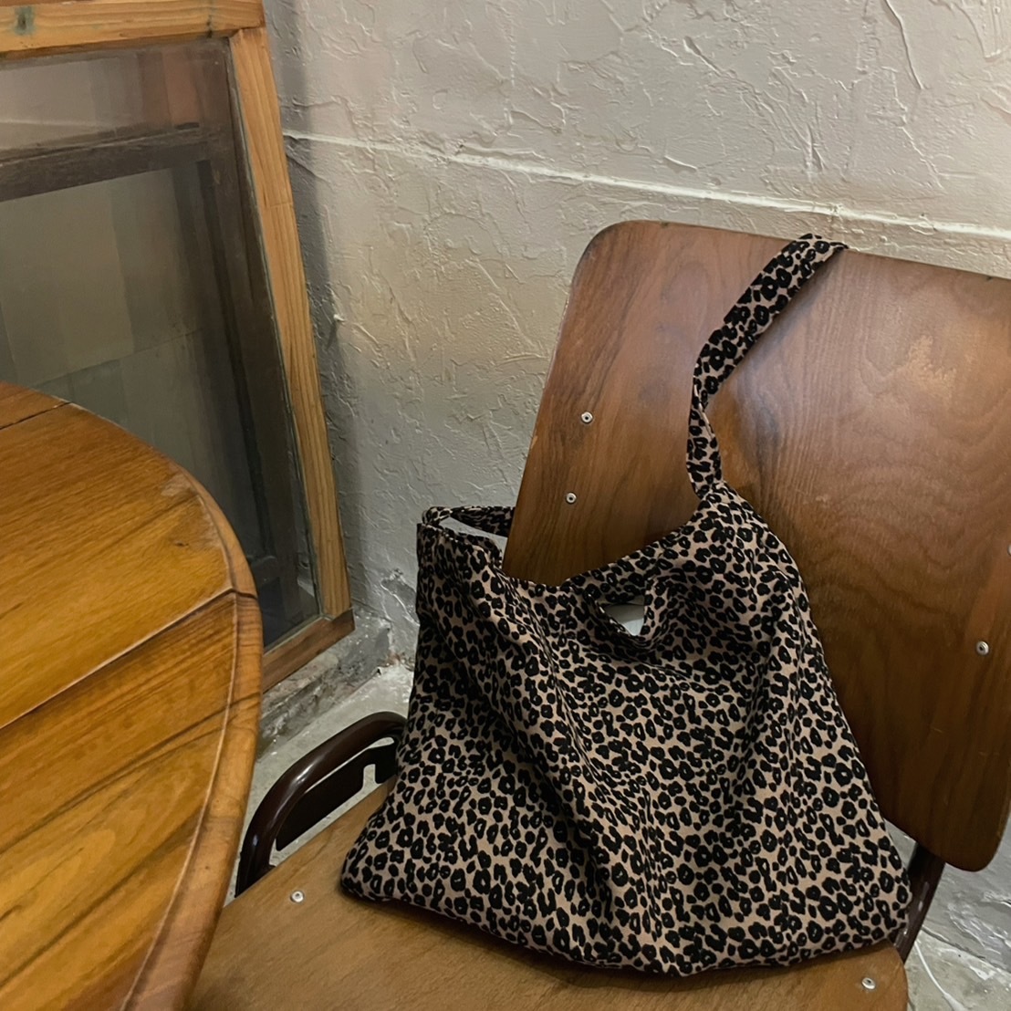 爆單款! 豹紋帆布袋 現/預