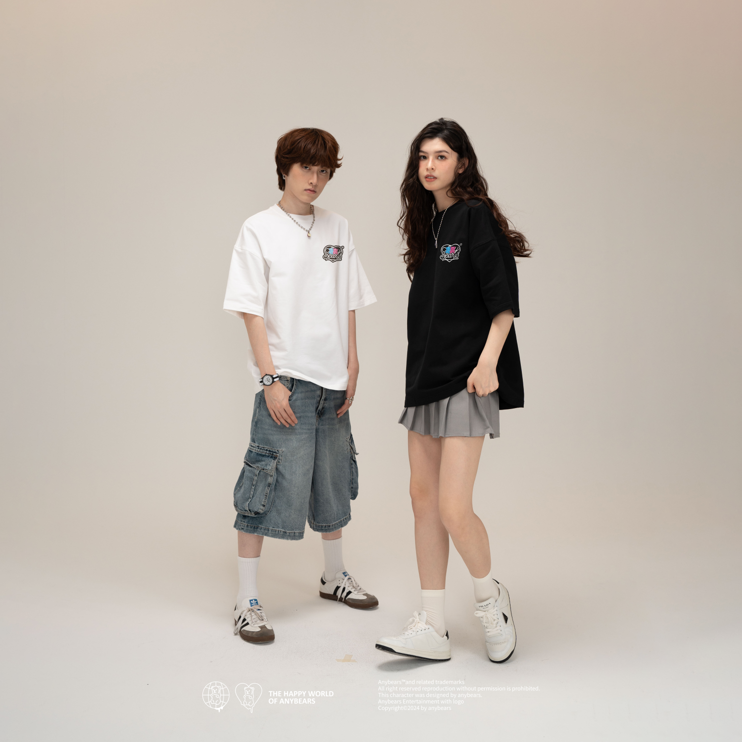 ANYBEARS® OG Love Bubble Gum BEAR 愛心泡泡糖熊 短Tee