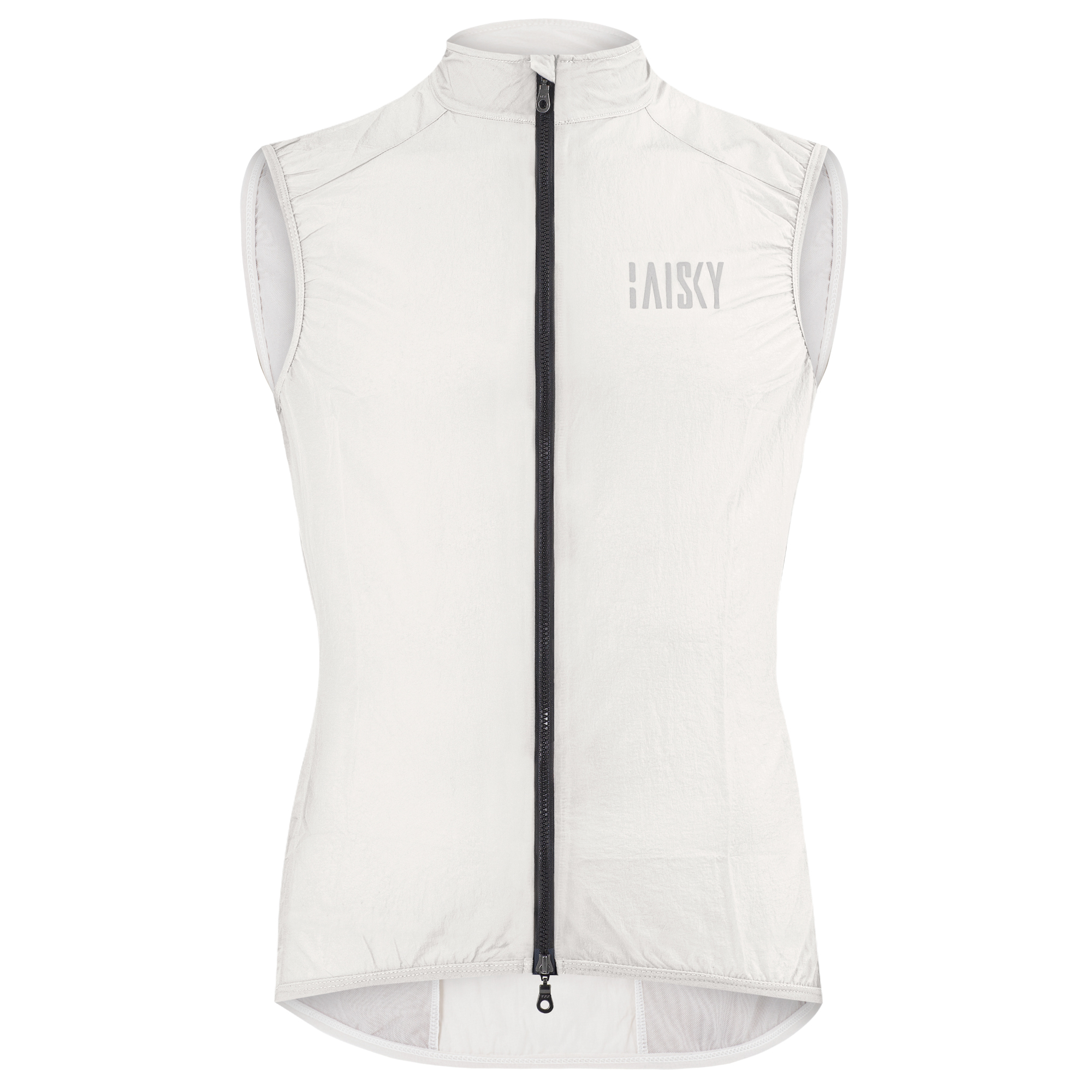 雙拉鍊防風背心 BK EVO 白