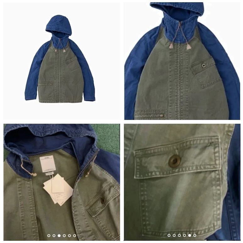 🔥ON SALE : VISVIM CORPUS HOODIE F.Z JACKET (DMGD CHINO) - OLIVE SIZE 2 PRE ORDER ITEM (預訂中)