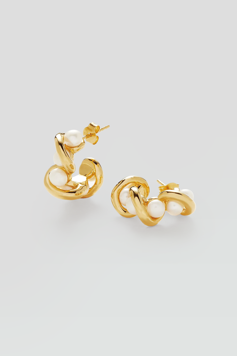 MISSOMA｜MOLTEN PEARL 珍珠扭紋耳環