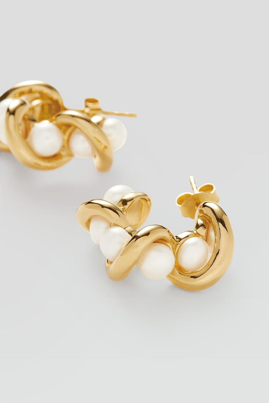 MISSOMA｜MOLTEN PEARL 珍珠扭紋耳環