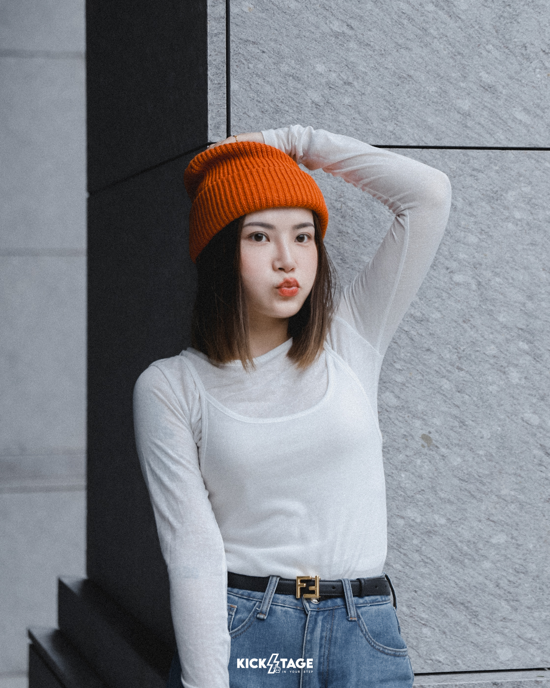 THE NORTH FACE SALTY DOG BEANIE 黑混色 灰色 薑黃色 橘色 經典 黑標 保暖 針織帽 毛帽【NF0A3FJW】