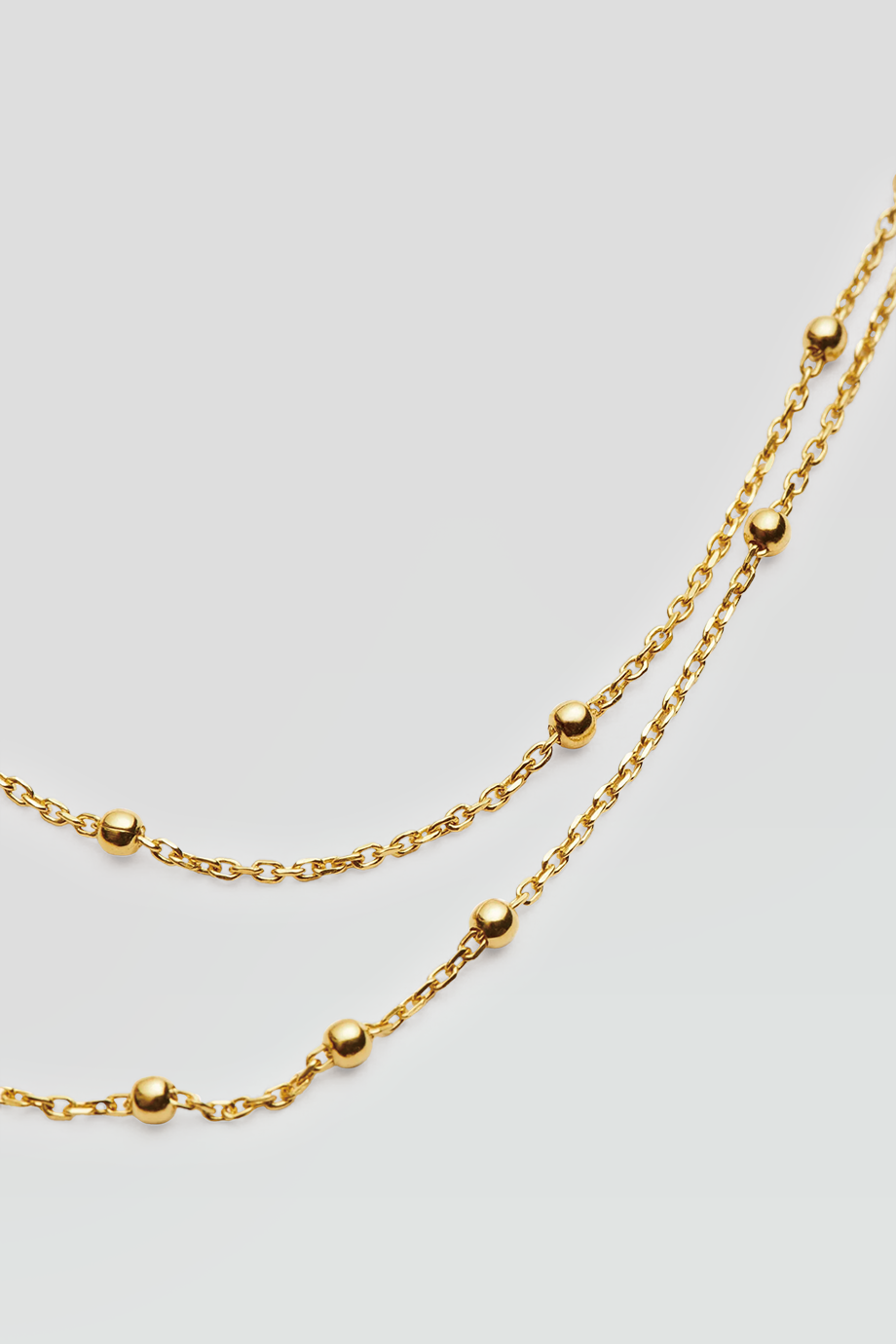 MISSOMA｜DOUBLE 小金珠珠綴雙層項鍊