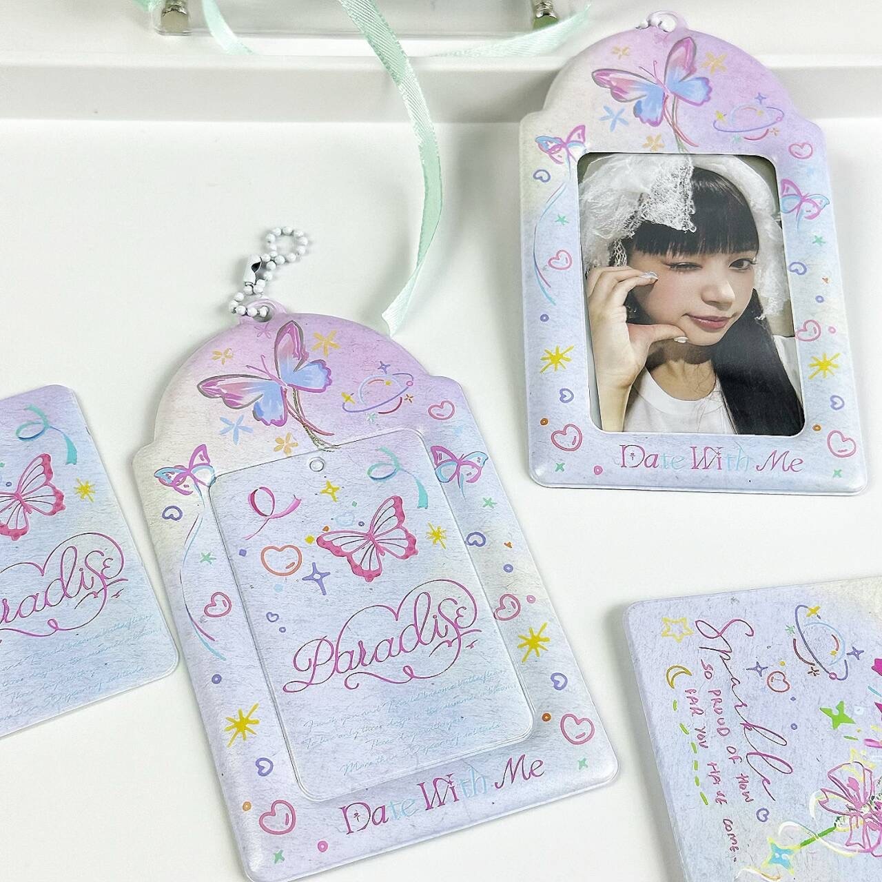 Rainbow Butterfly Card Holder