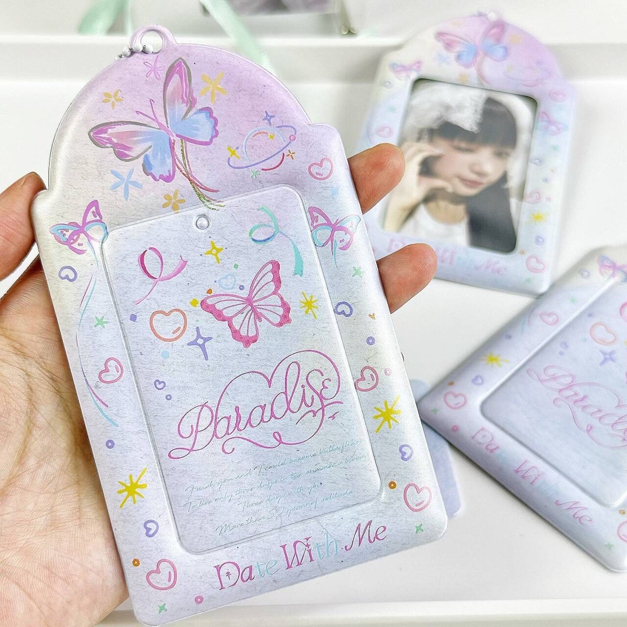 Rainbow Butterfly Card Holder