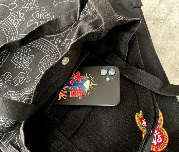 AMAZING STUDIO  側背帆布袋【香港懷舊霓虹燈 】