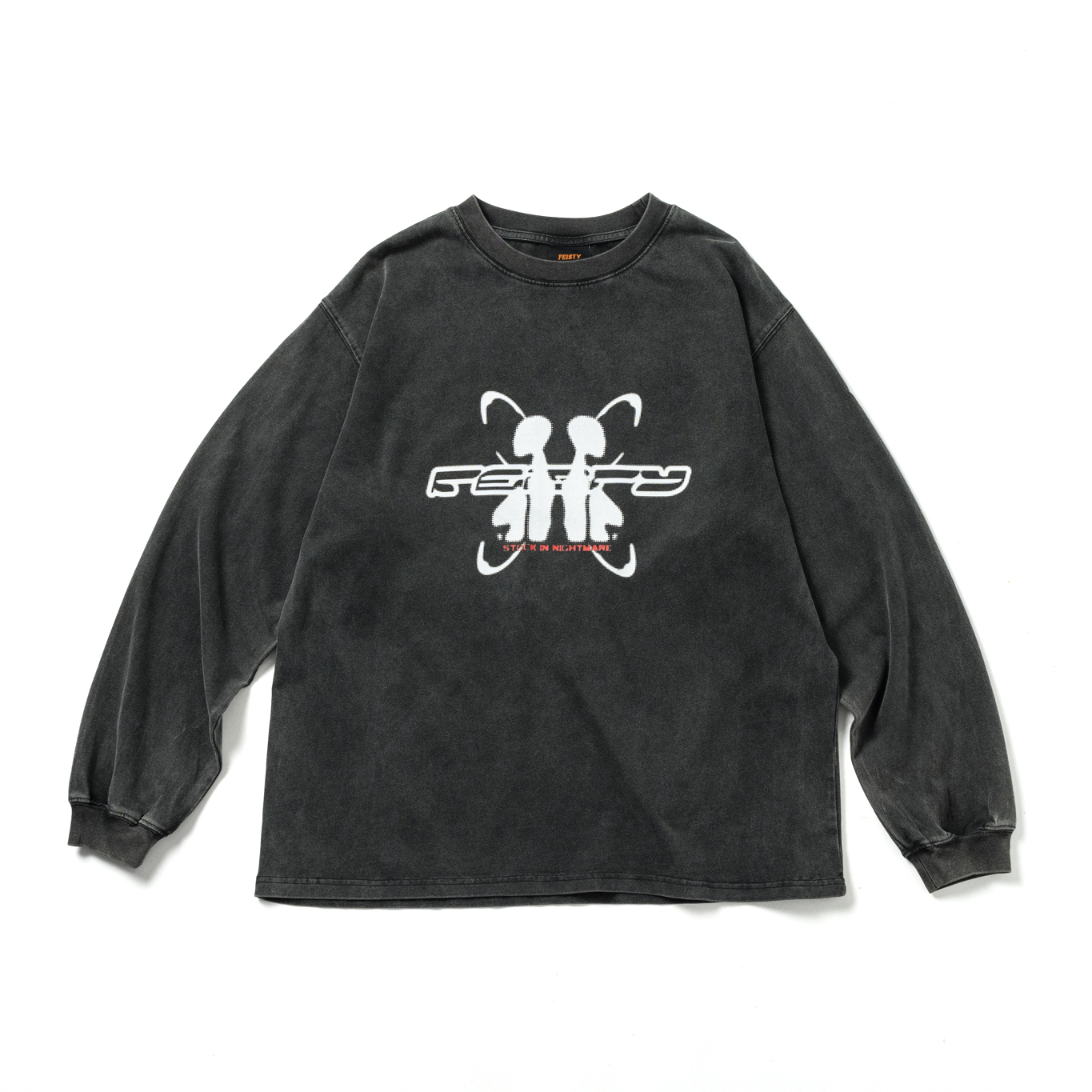 FEISTY WASHED LONG SLEEVE 水洗黑薄長袖 水洗黑 FS-US23-43 [台灣現貨]