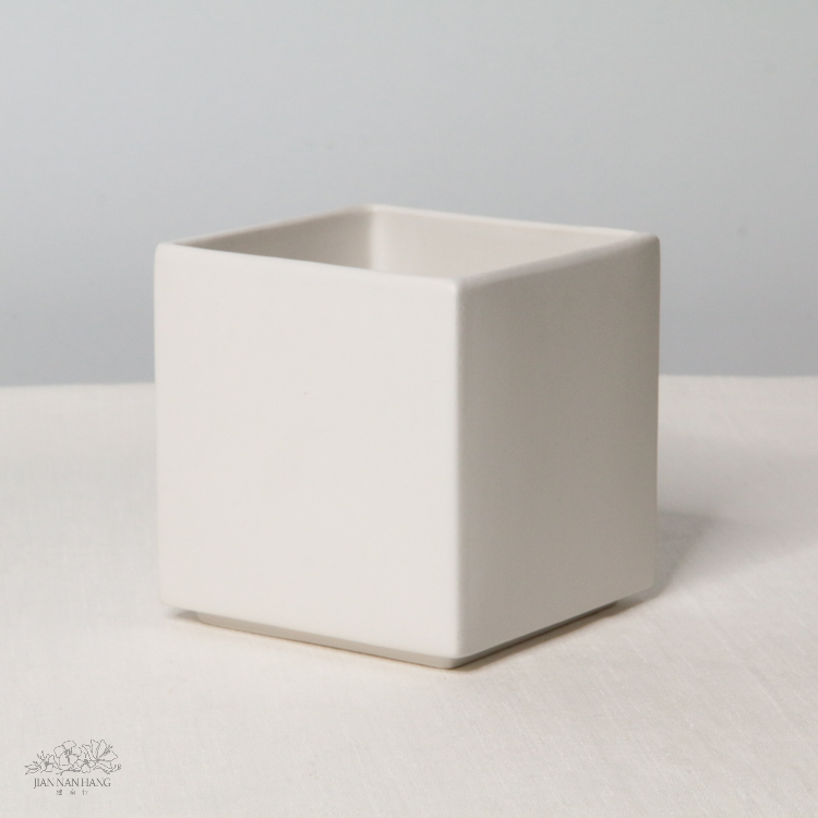 陶瓷花器 方型 2色