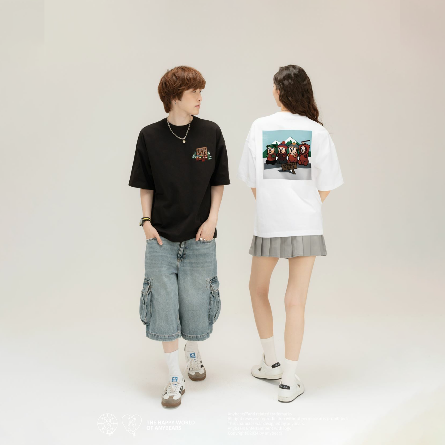 ANYBEARS® BEAR in the South Park 四賤熊 短Tee