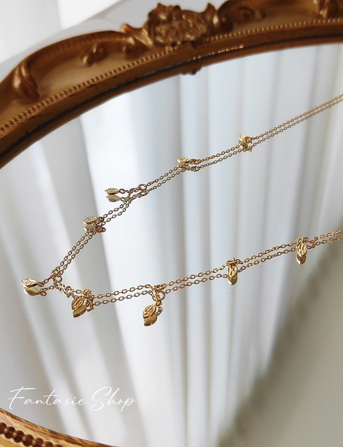 秋葉。925純銀項鍊