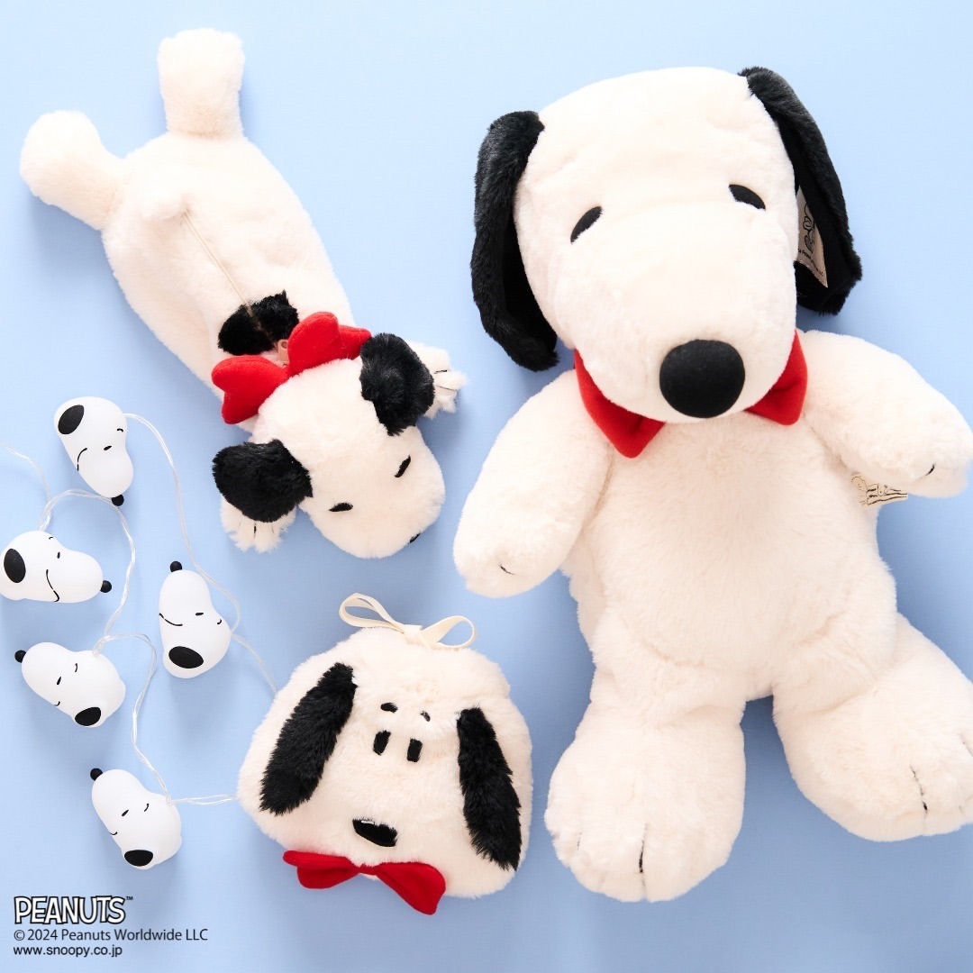 預購┃日本限定 SNOOPY 史努比 蝴蝶結系列 熱敷袋 娃娃 串燈 束口袋 筆袋
