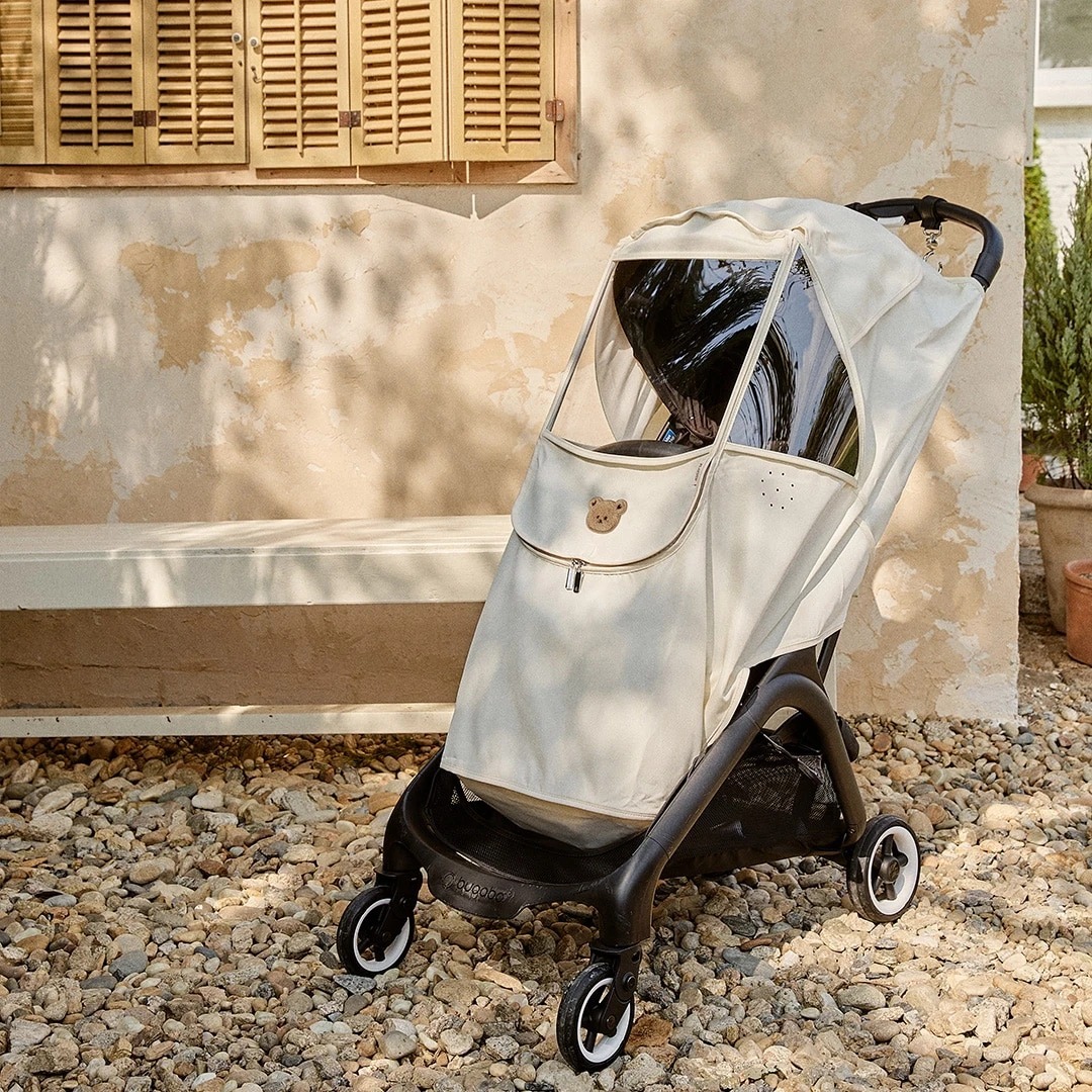 DTD捲毛圓臉系列-嬰兒車防風罩 (捲毛人物版/LOGO版)