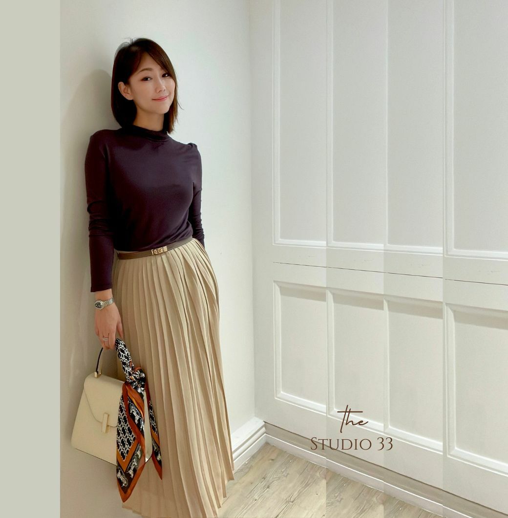 絲光漫舞輕盈百褶裙