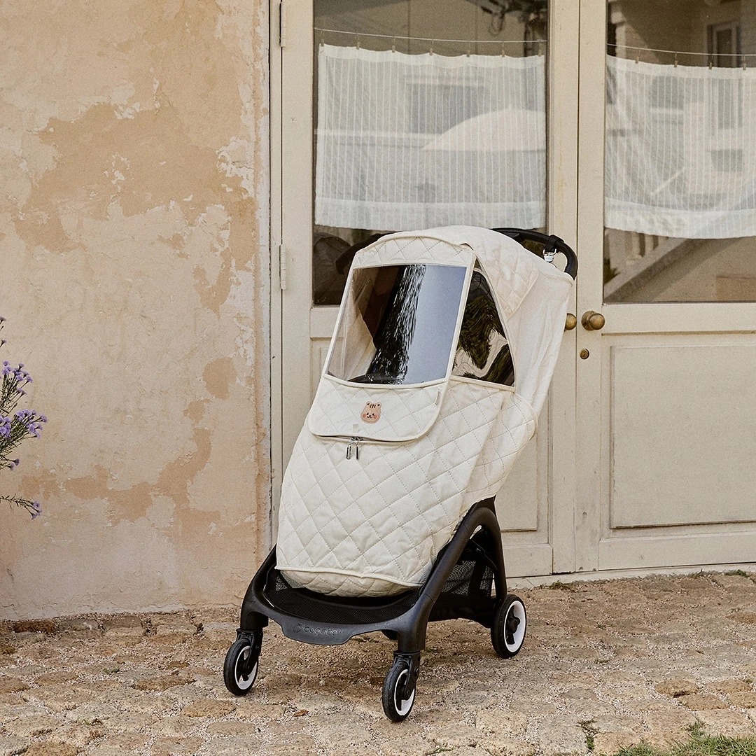 DTD 捲毛圓臉系列-嬰兒車防寒保暖罩