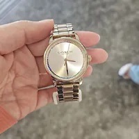 [S] COACH LUXURY WATCH COACH 14504064 PALE ROSE GOLD MULTI COLOR GLITZ DIAL WATCH,GOLD, 885997462556 (SCO993)