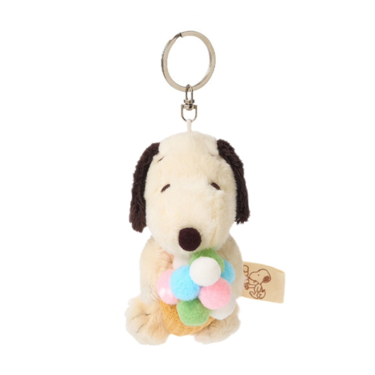 現貨┃日本限定 SNOOPY 史努比 吃冰淇淋 毛毛 吊飾