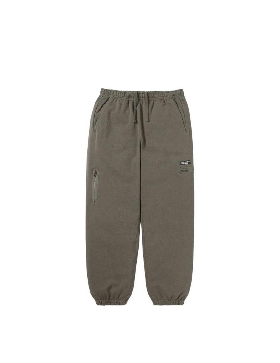 THISISNEVERTHAT MULTI ZIP SWEATPANT TN241TPAWP02 DARK MOCHA