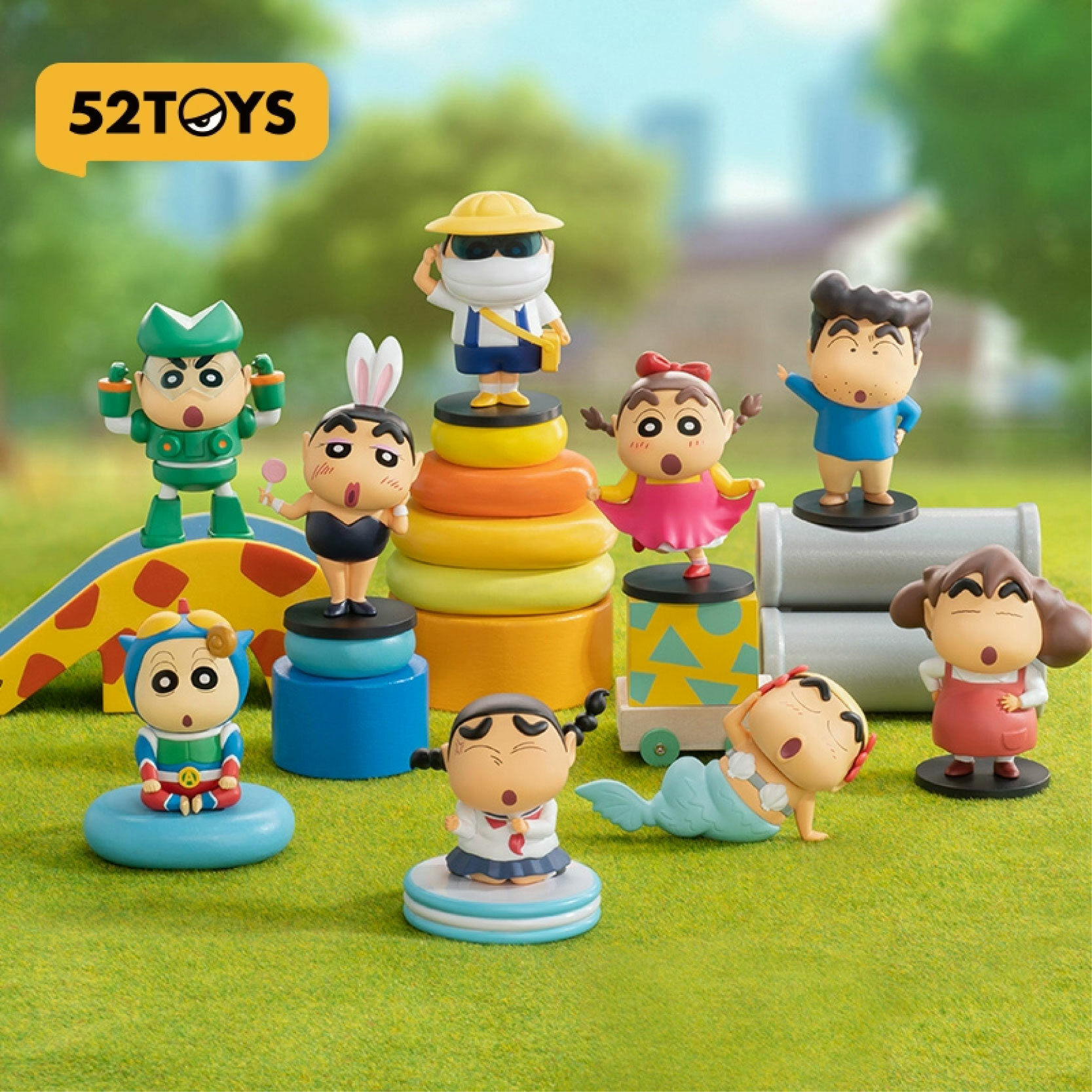 52TOYS 蠟筆小新 搞怪Cos 盲盒公仔