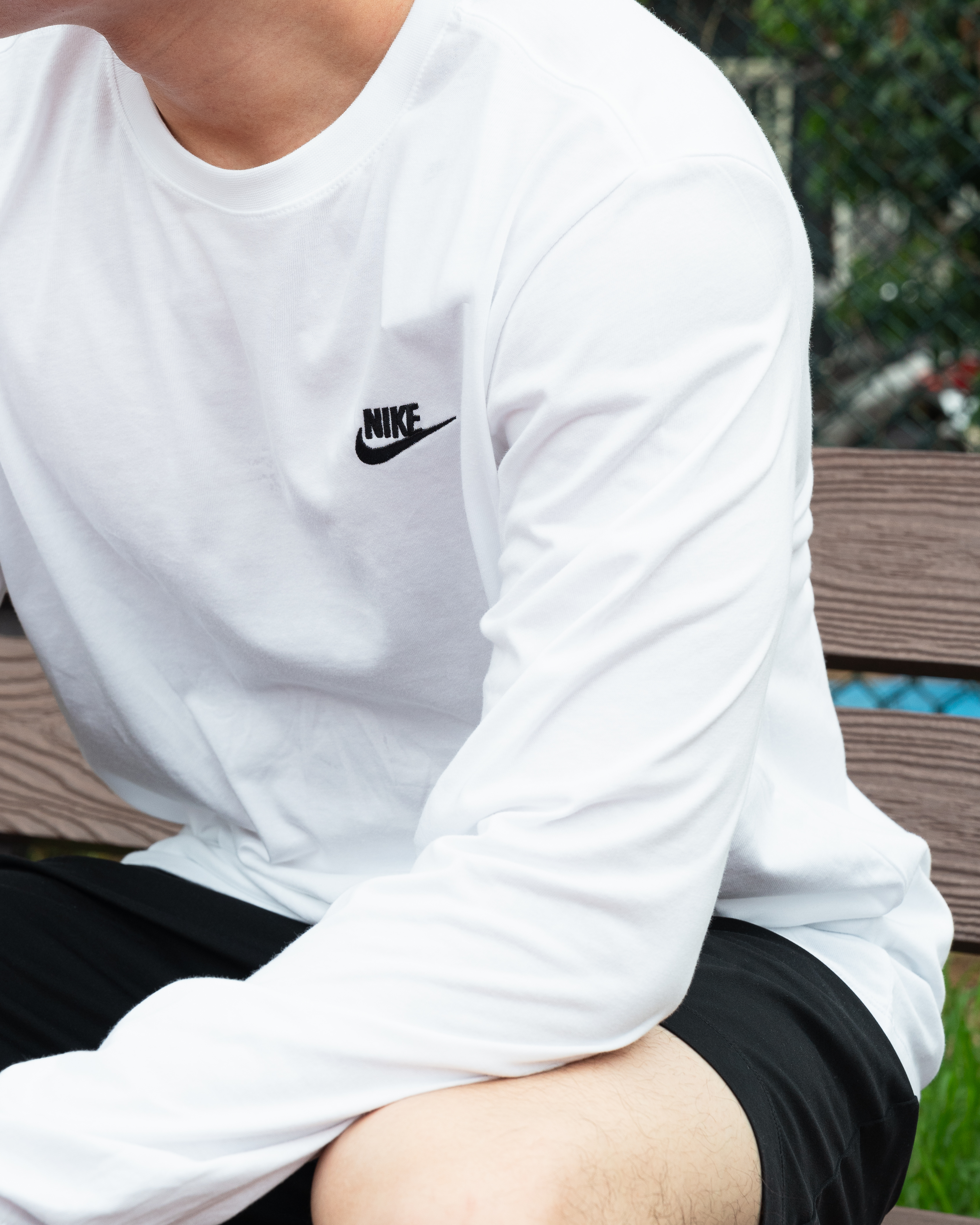 『俐落舒適 入秋必備』Nike NSW club 白T