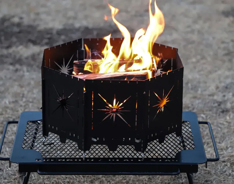 【BRENNHOLZ】Octa flower 鐵製焚火台