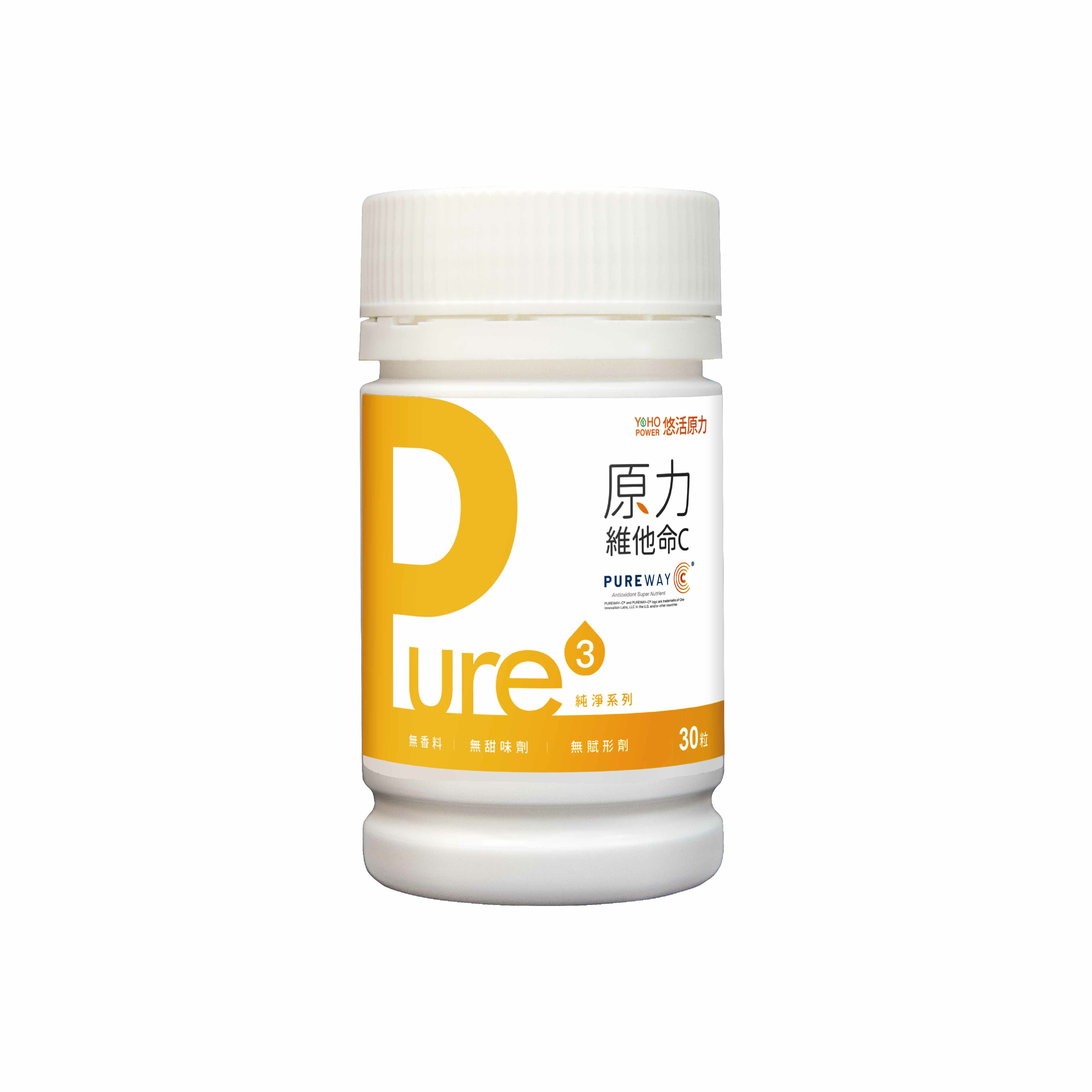 悠活原力 Pure原力維他命C膠囊 30入/瓶