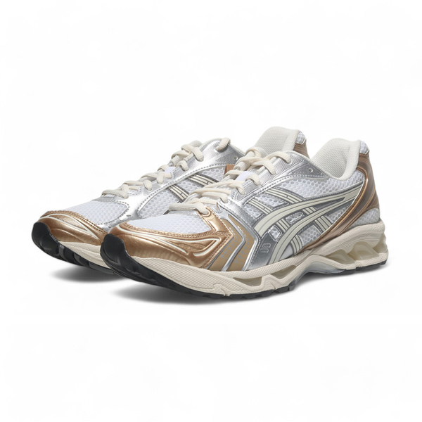 ASICS 慢跑鞋 GEL-KAYANO 14 香檳金 銀 復古 男 1203A537104