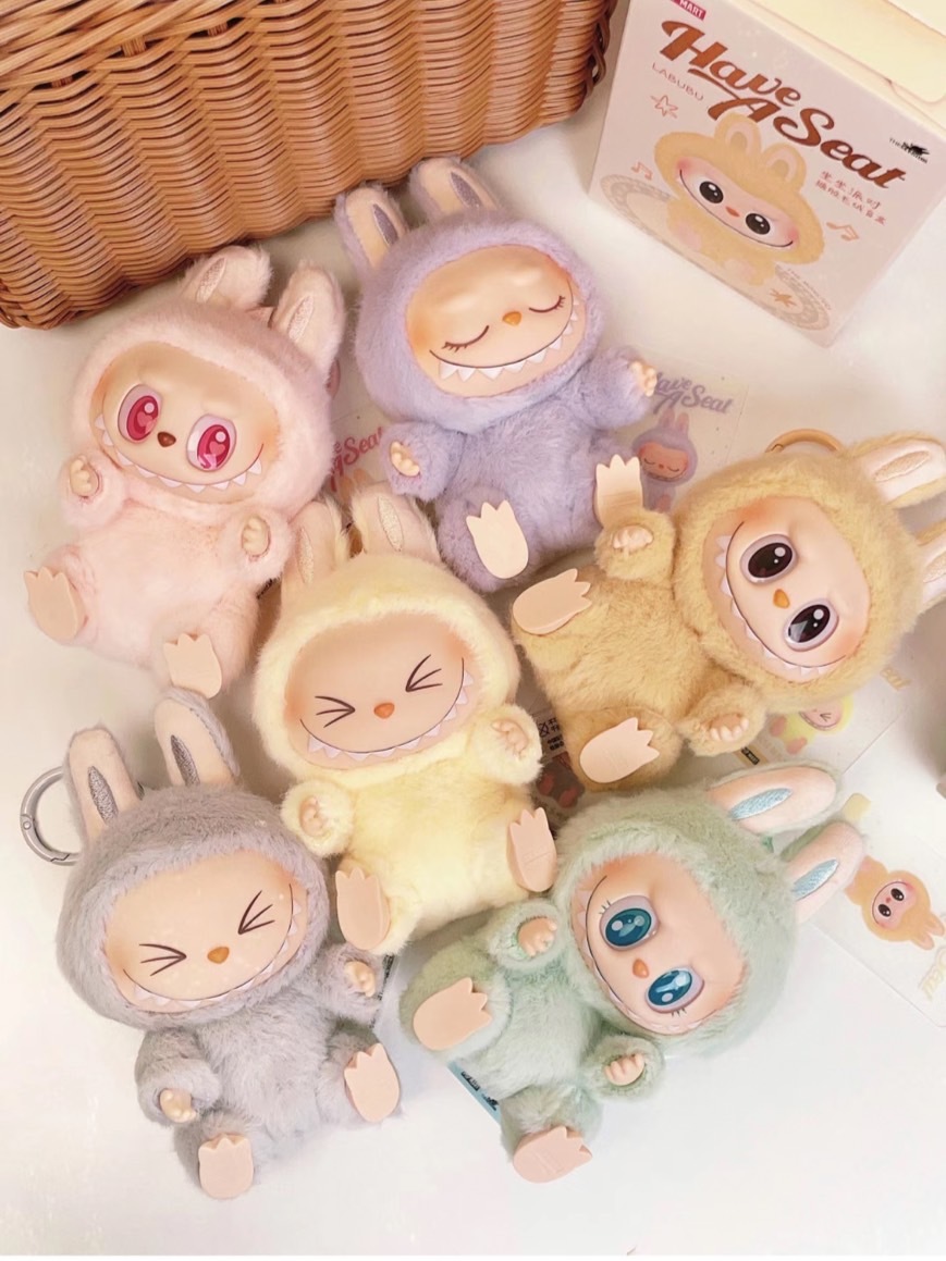 ISNEAKERS｜POPMART Labubu 坐坐派對 糖膠二代 毛絨 盲盒