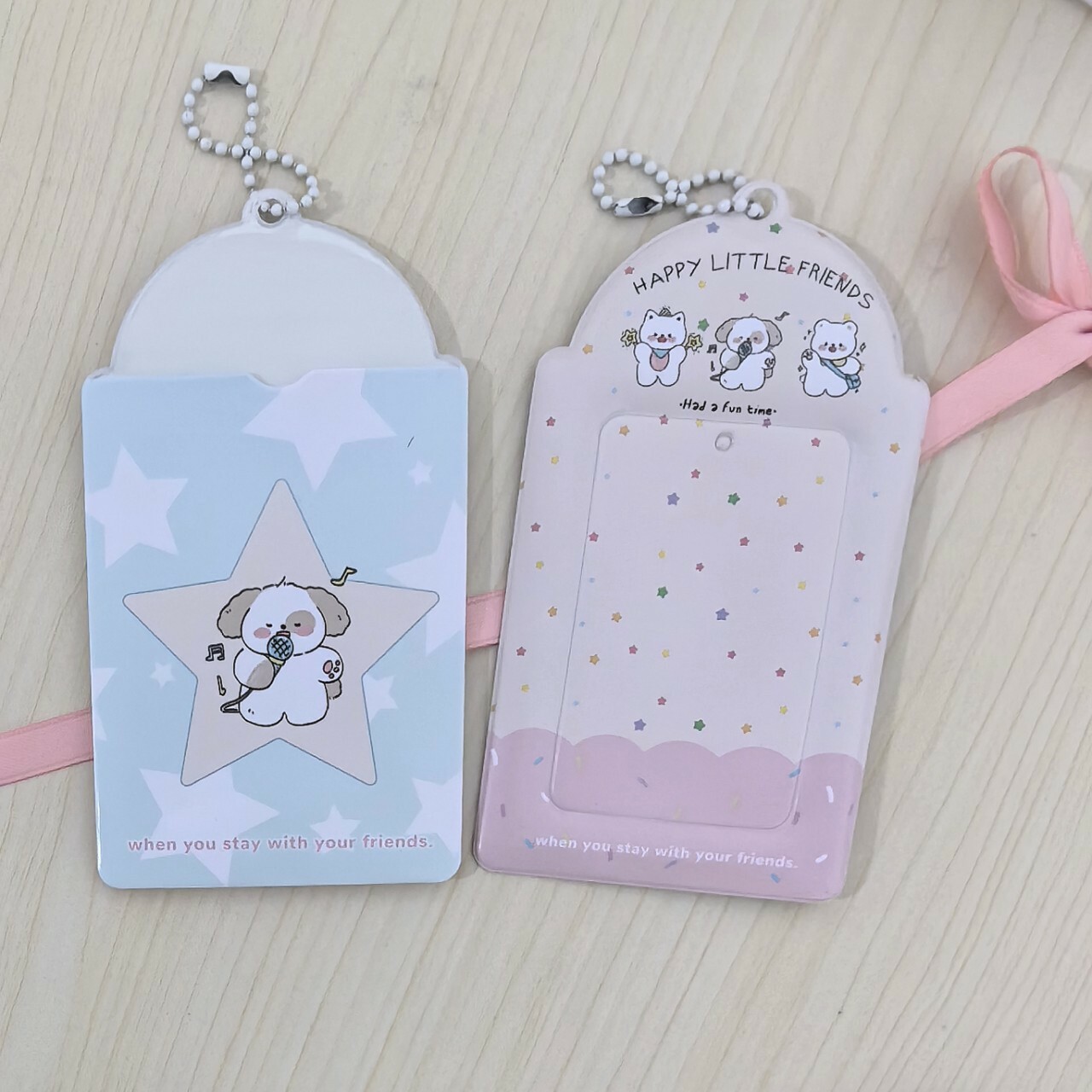 ''Happy Little Friends'' Card Holder