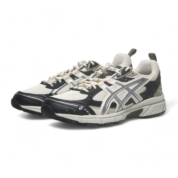 ASICS 慢跑鞋 GEL-NUNOBIKI 米白黑 復古 運動鞋 男女 1203A536102