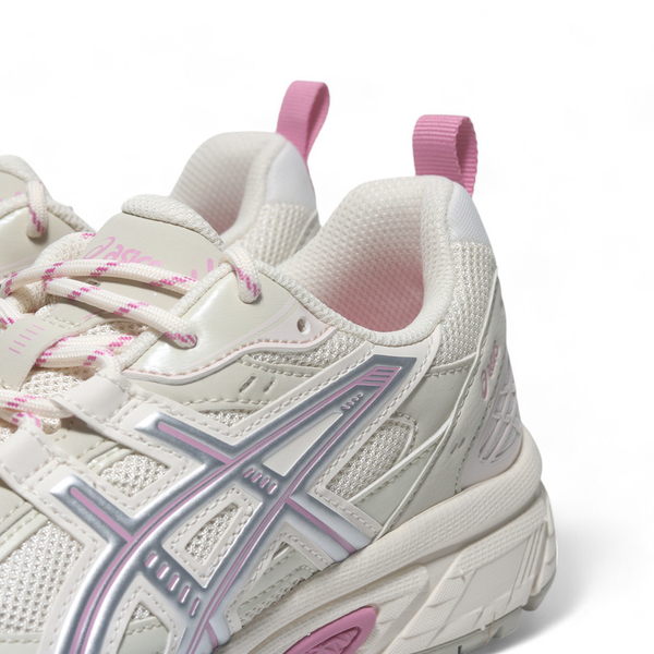 ASICS 慢跑鞋 GEL-NUNOBIKI 米白粉 復古 運動鞋 女 1203A536101