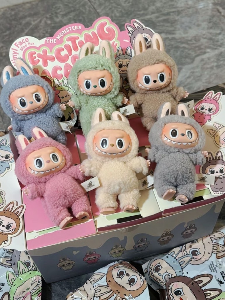 iSNEAKERS｜POPMART Labubu 心動馬卡龍 糖膠一代 毛絨 盲盒