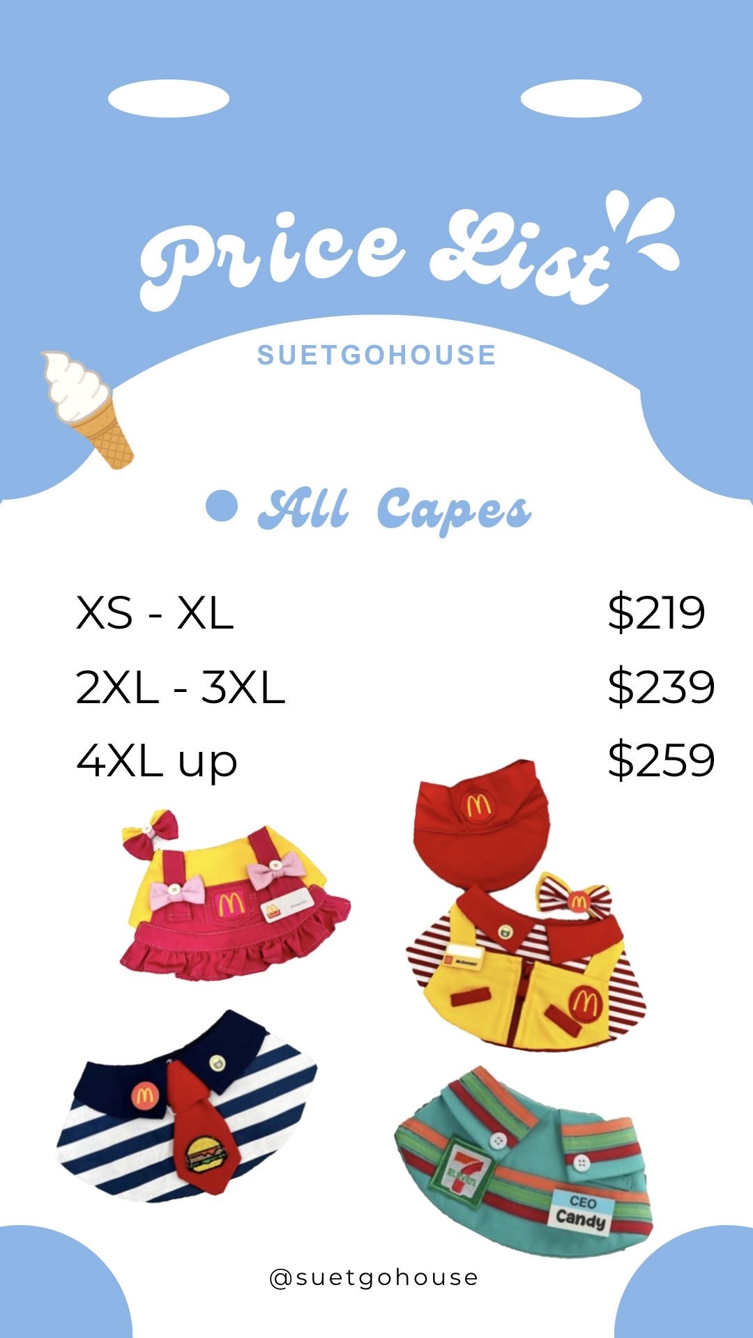 特別款：雪go屋-預訂貨品需時14-20日不等 不可以夾單郵寄 只提供D2自取服侍