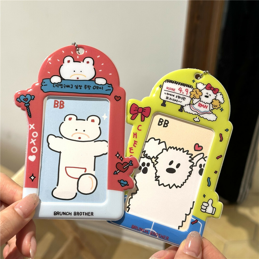 Korean Style Colorful Animal Card Holder