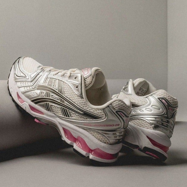 補貨❗ASICS 慢跑鞋 GEL-KAYANO 14 銀粉 復古 情侶鞋 男女 1203A537103