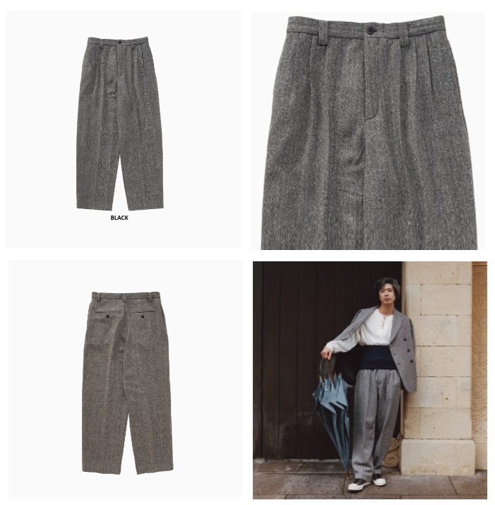 VISVIM RUSSO PANTS (DONEGAL TWEED) - PRE ORDER ITEM (預訂中)