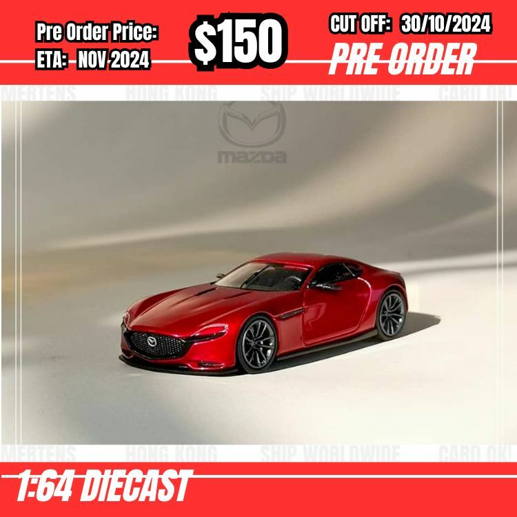 PO-$150 * Rhino Model * 1:64 Mazda Concep Vision RX Soul Red [OD18/10]