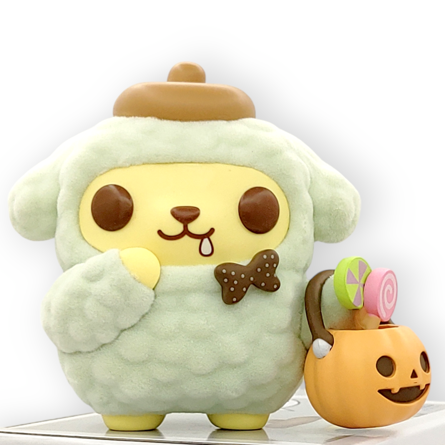 FUNKO POP<Hello Kitty and Friends>Pompompurin布甸狗_萬聖節(絨毛版)-No.95