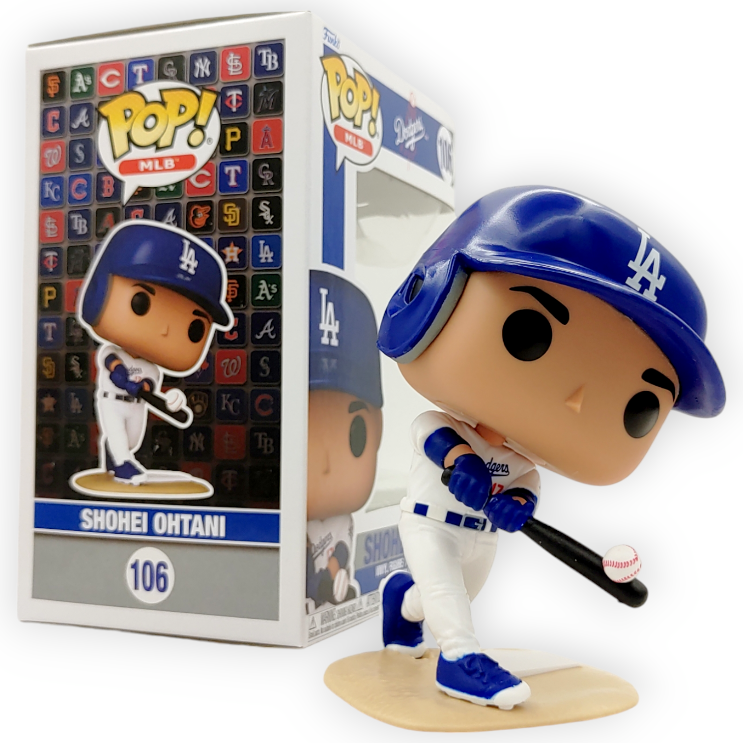 FUNKO POP<MLB美國職棒>洛杉磯道奇_大谷翔平-打擊-No.106
