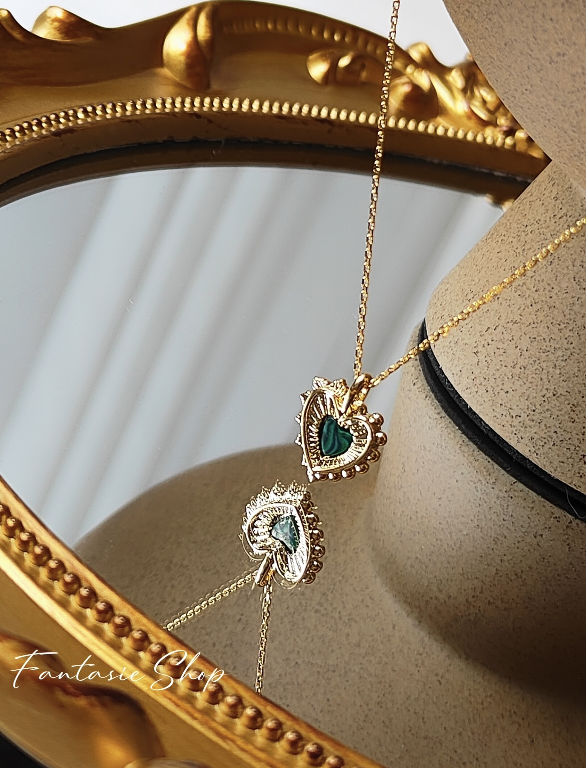 羽翼之心。925純銀項鍊