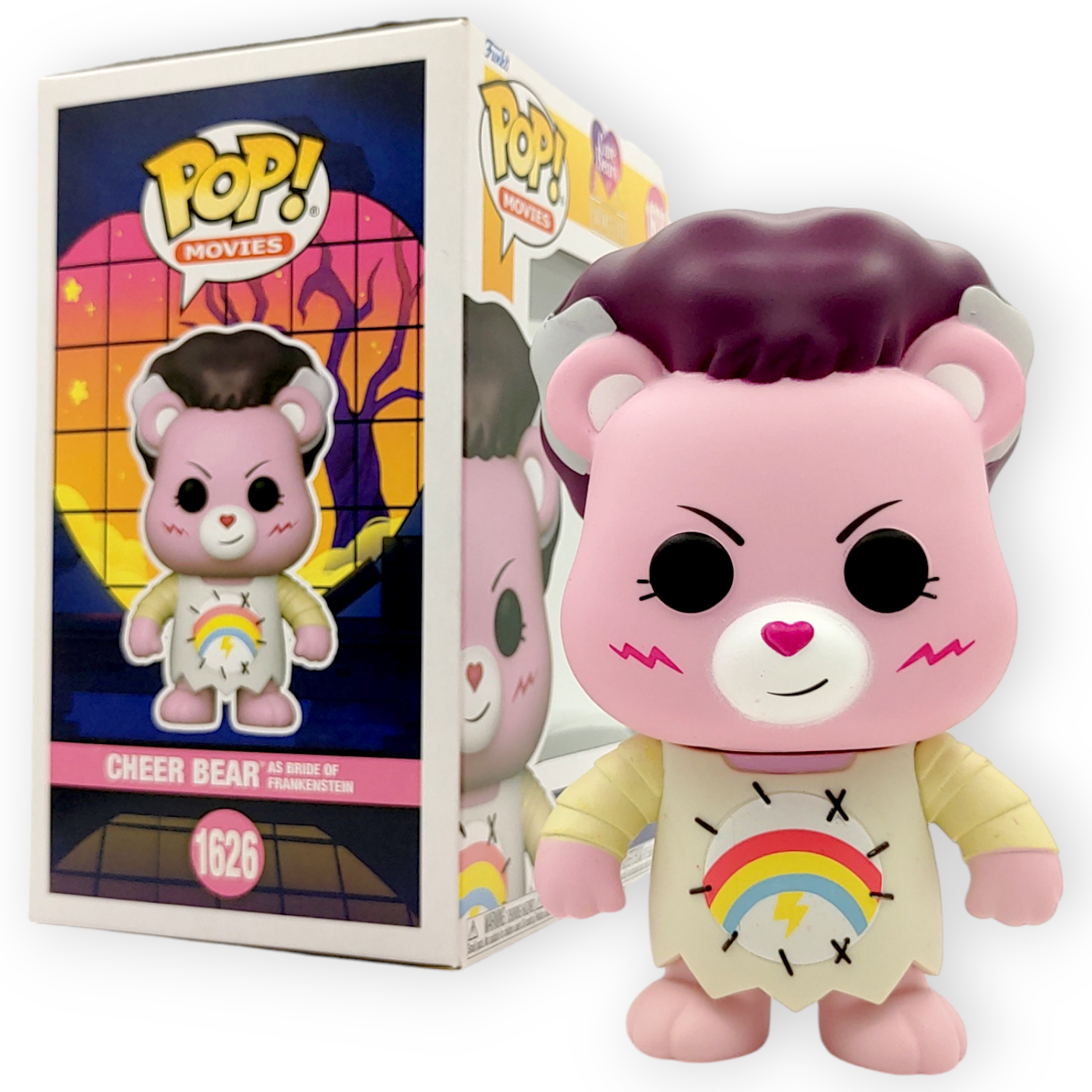FUNKO POP<Care Bears x 環球怪物>Care Bears Cheer_科學怪人的新娘-No.1626