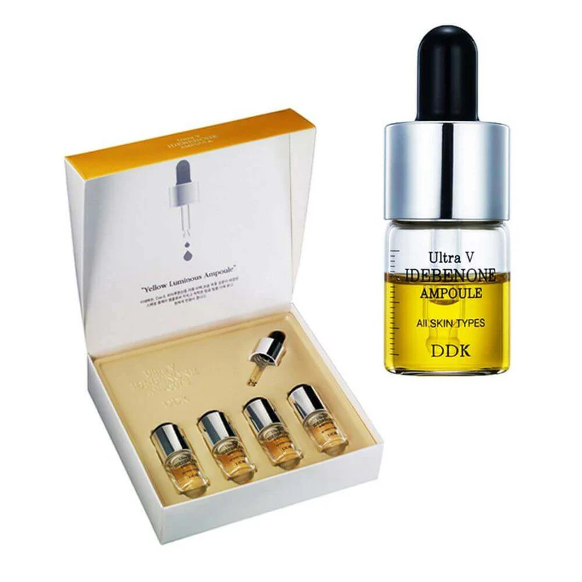 Ultra V IDEBENONE SIGNATURE Ampoule 黃金亮澤美肌精華(1盒4支) (EXP
