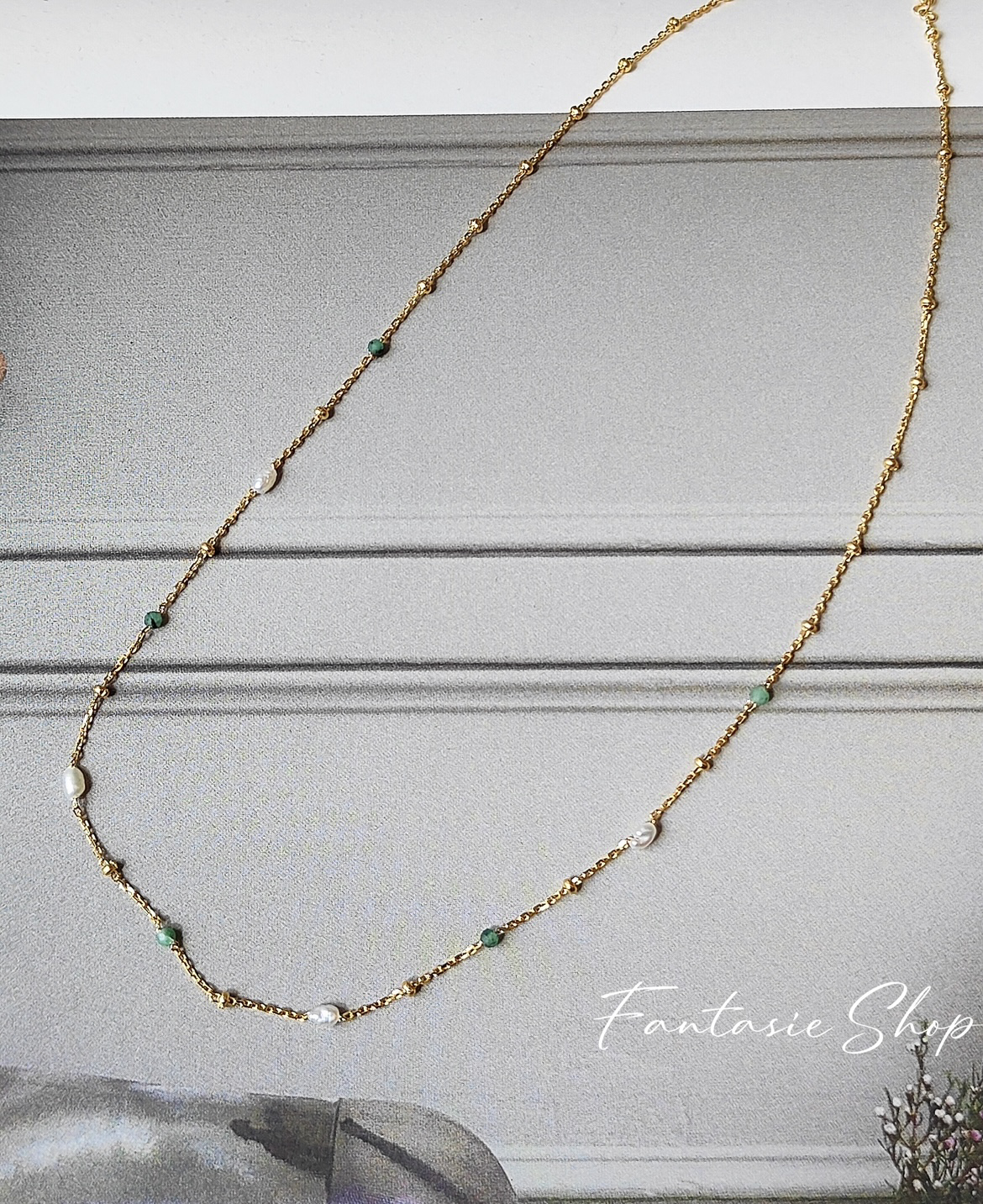 晨露。925純銀項鍊