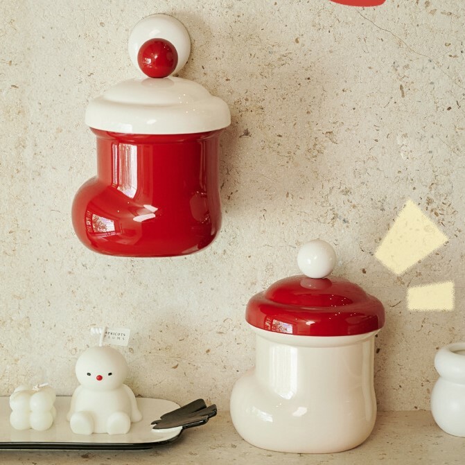 《4992》可愛聖誕襪造型垃圾桶