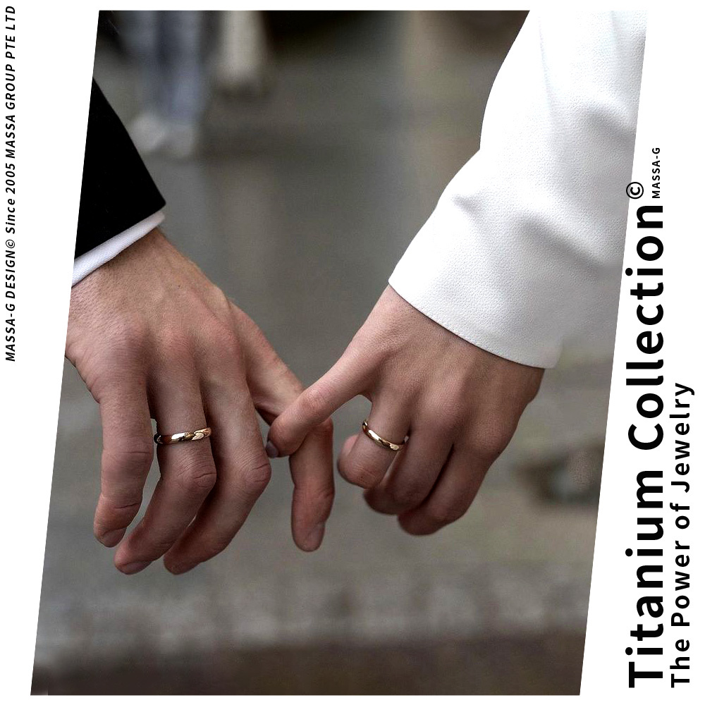 MASSA-G DECO系列 鈦金純愛 鈦金對戒