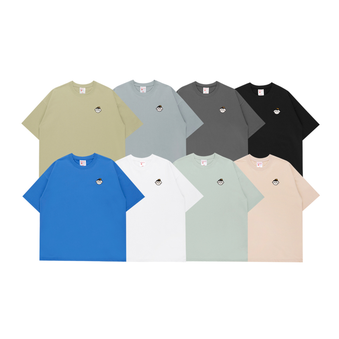 QIAO -  小学生 電繡短Tee