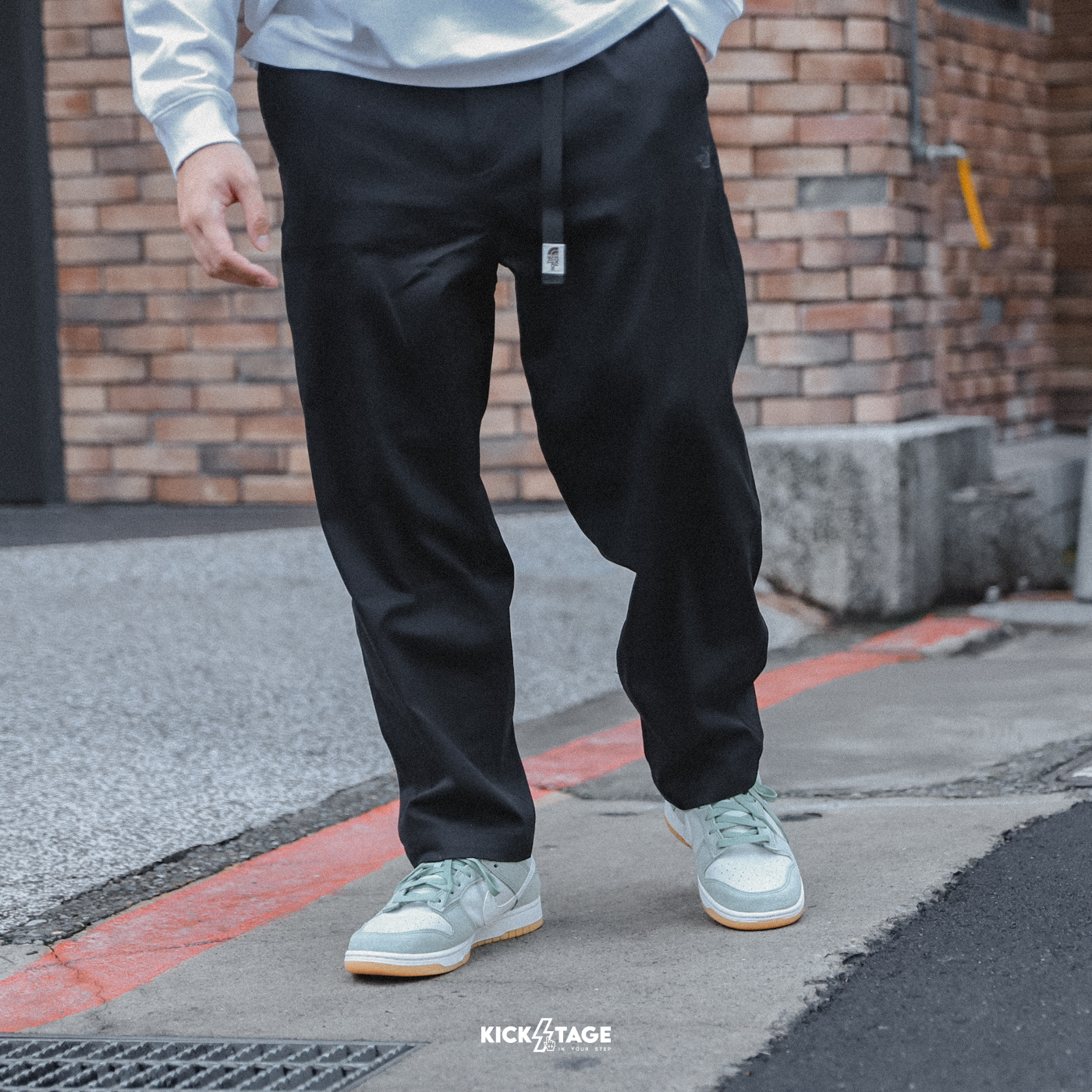 男款 THE NORTH FACE M M66 TWILL WIDE LEG PANT 黑色 吸濕 排汗 機能長褲【NF0A89YSJK3】